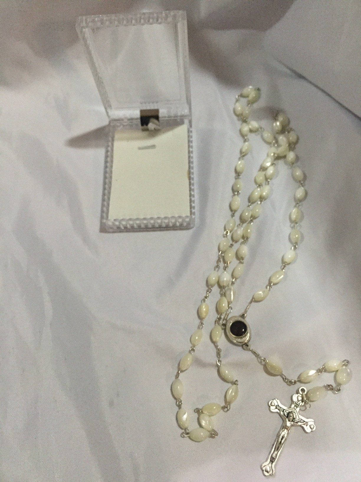 mother of pearl rosary