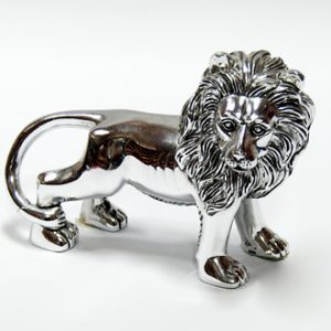 SILVER PLATED LION