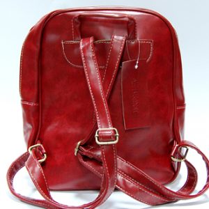 Leather Bag Red
